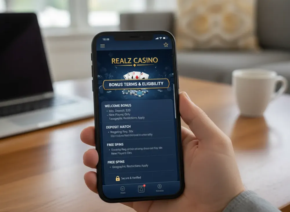 Realz bonus guide for online casino players and rewards