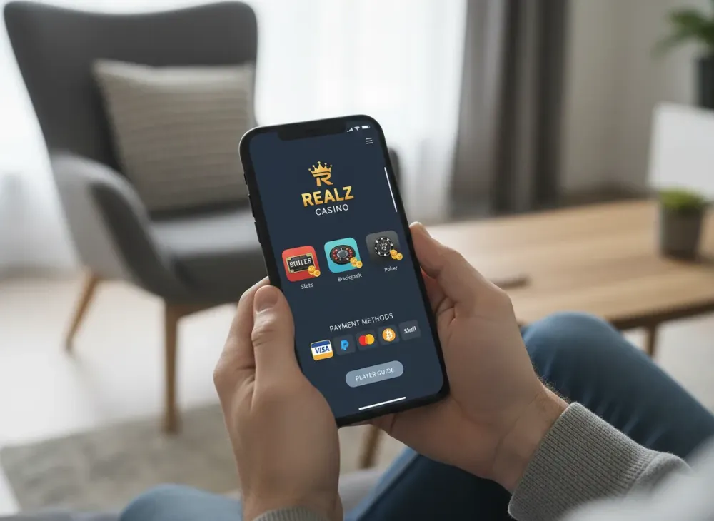Realz casino review with games and payment options